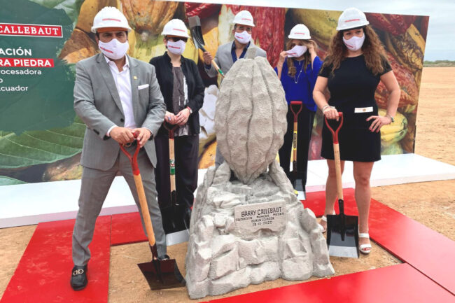 Barry Callebaut Ecuador cocoa plant groundbreaking ceremony