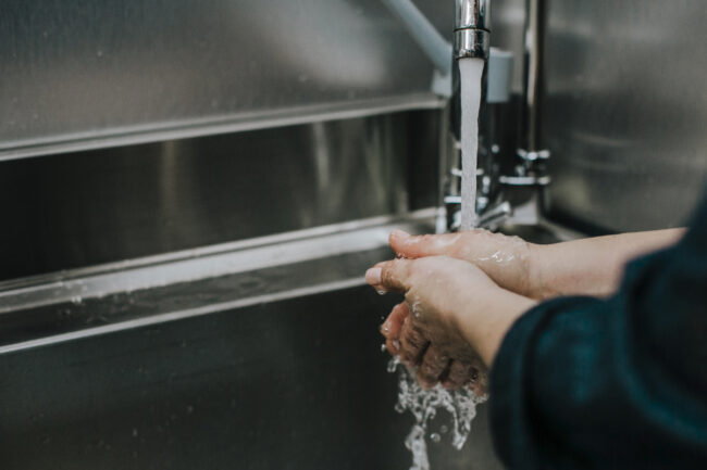 Industrial handwashing station