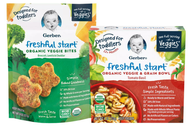 Gerber Freshful Start bowls and bites