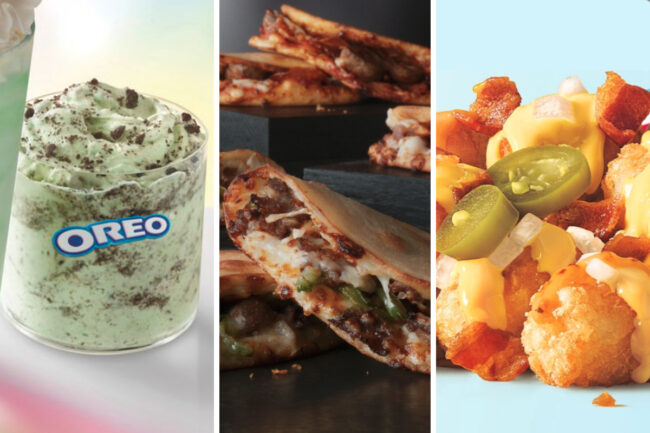 New menu items from McDonald’s, Papa John’s, Sonic