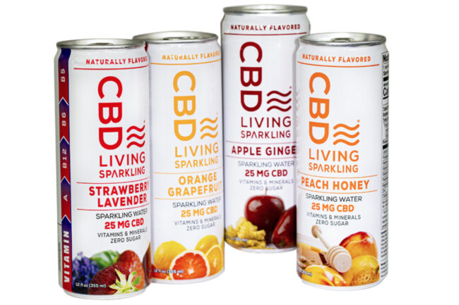 CBD Living Sparkling Water