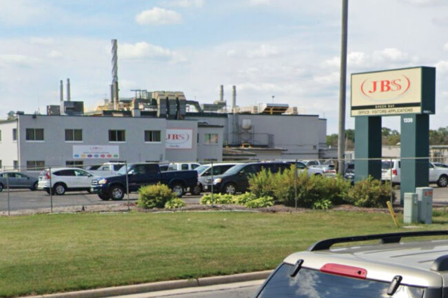 JBS facility in Green Bay, Wisconsin