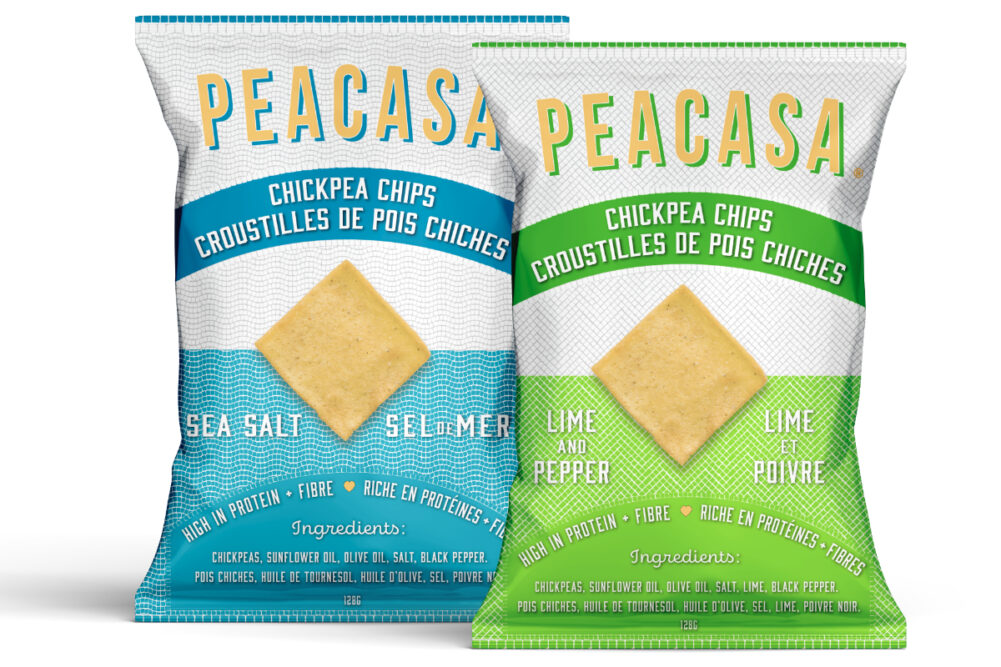 Peacasa chickpea chips