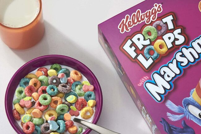 Kellogg's Froot Loops with Marshmallows