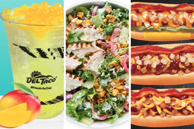 New menu items from Del Taco, Chopt, Wienerschnitzel