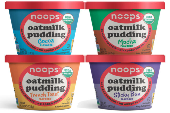 Noops oatmilk pudding