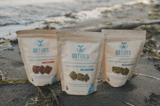 12 Tides seaweed puffs