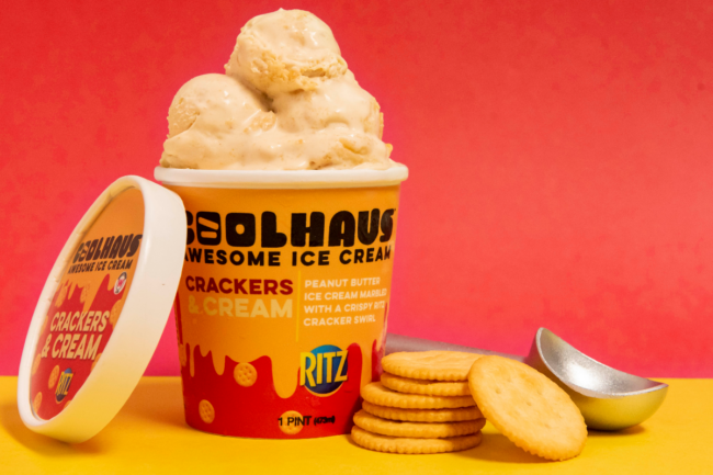 Crackers and Cream Ice Cream from Coolhaus Ice Cream