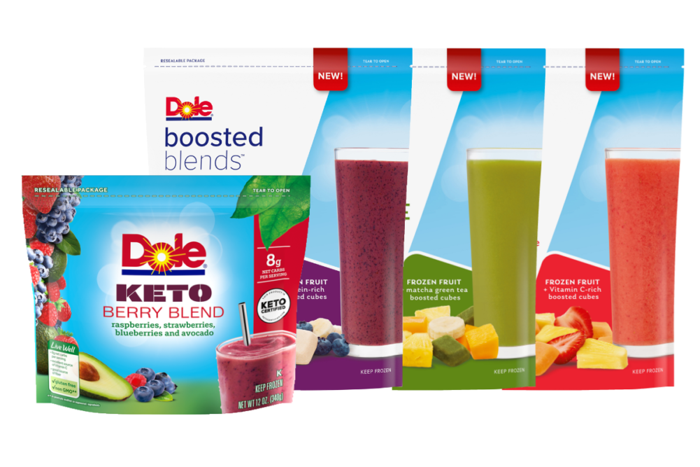 Dole launches keto-friendly fruit smoothie blend