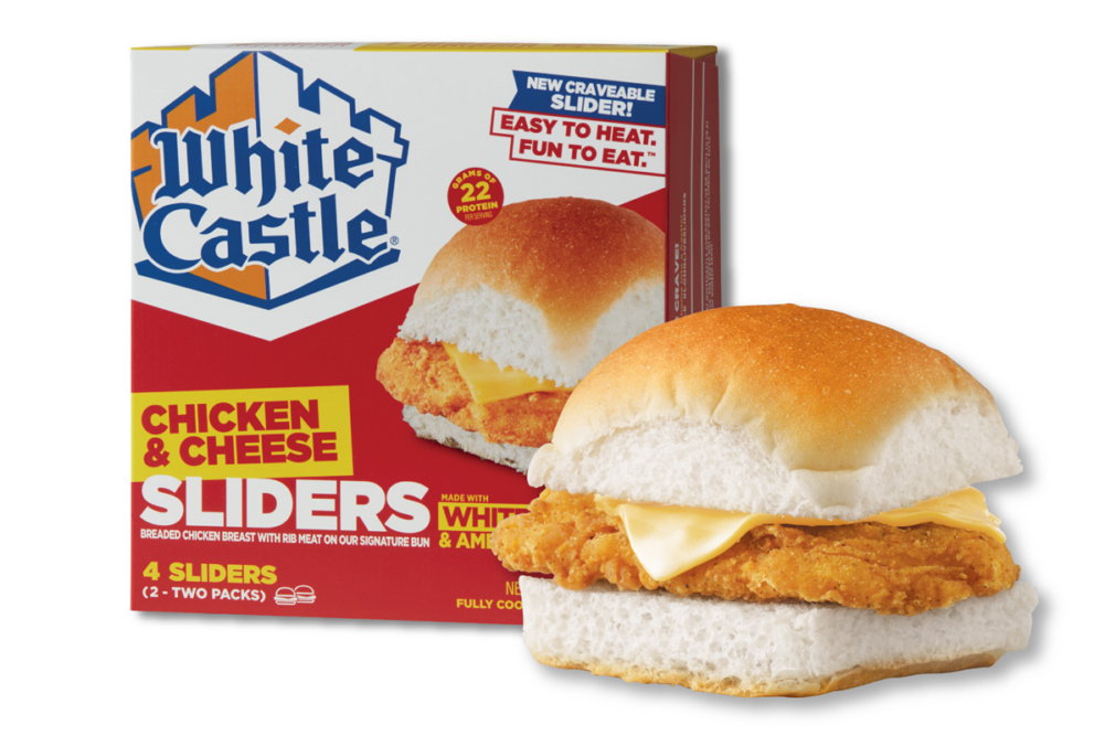 White Castle Chicken and Cheese Slider