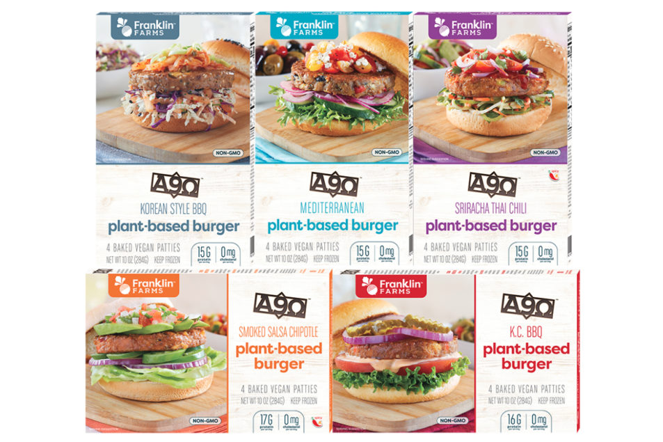 Franklin Farms Launches Line Of Frozen Plant Based Burgers 21 02 03 Food Business News