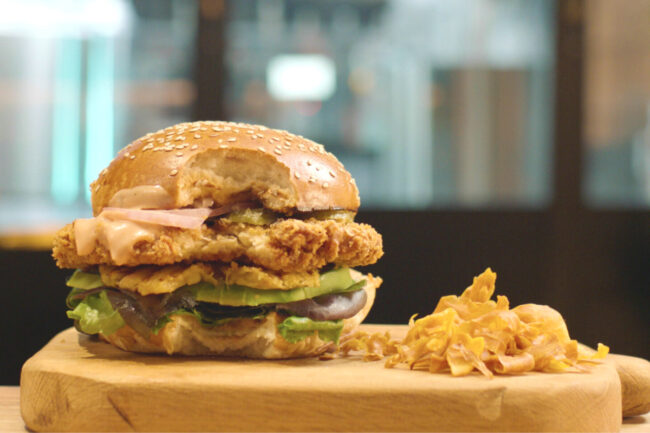 SuperMeat cultured chicken sandwich