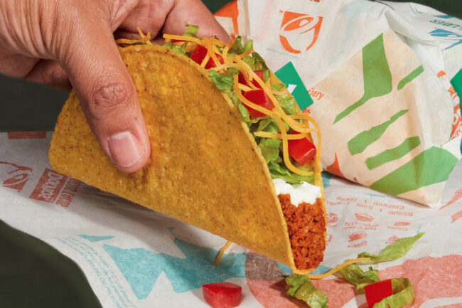 Taco Bell Cravetarian Taco