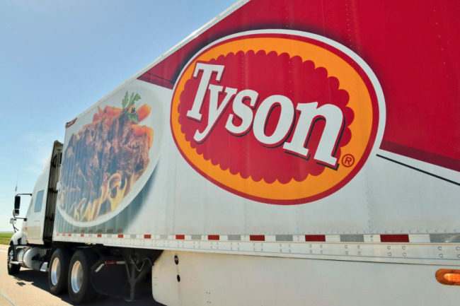 Tyson Foods truck