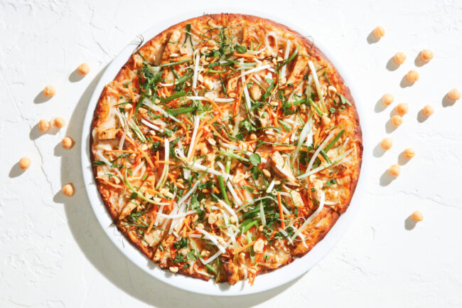 CPK chickpea crust pizza