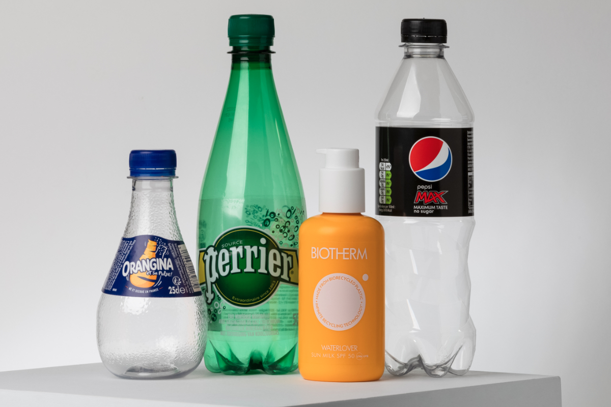 Recyclable bottles from Nestle SA, PepsicCo, Inc., Suntory Beverage & Food Europe and L'Oreal and working with Carbios