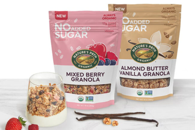 Nature’s Path Organic Foods No Added Sugar Granola