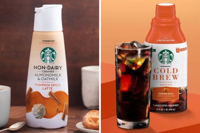 Starbucks Starbucks Pumpkin Spice Non-Dairy Creamer and Starbucks Pumpkin Spice Cold Brew Concentrate