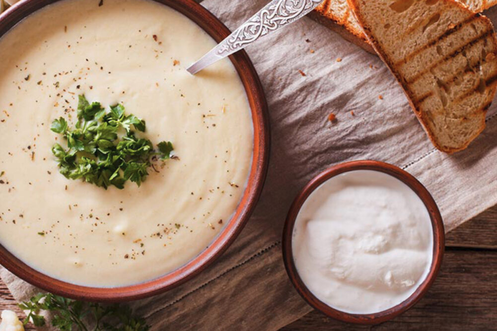 Soup made with Ingredion starch