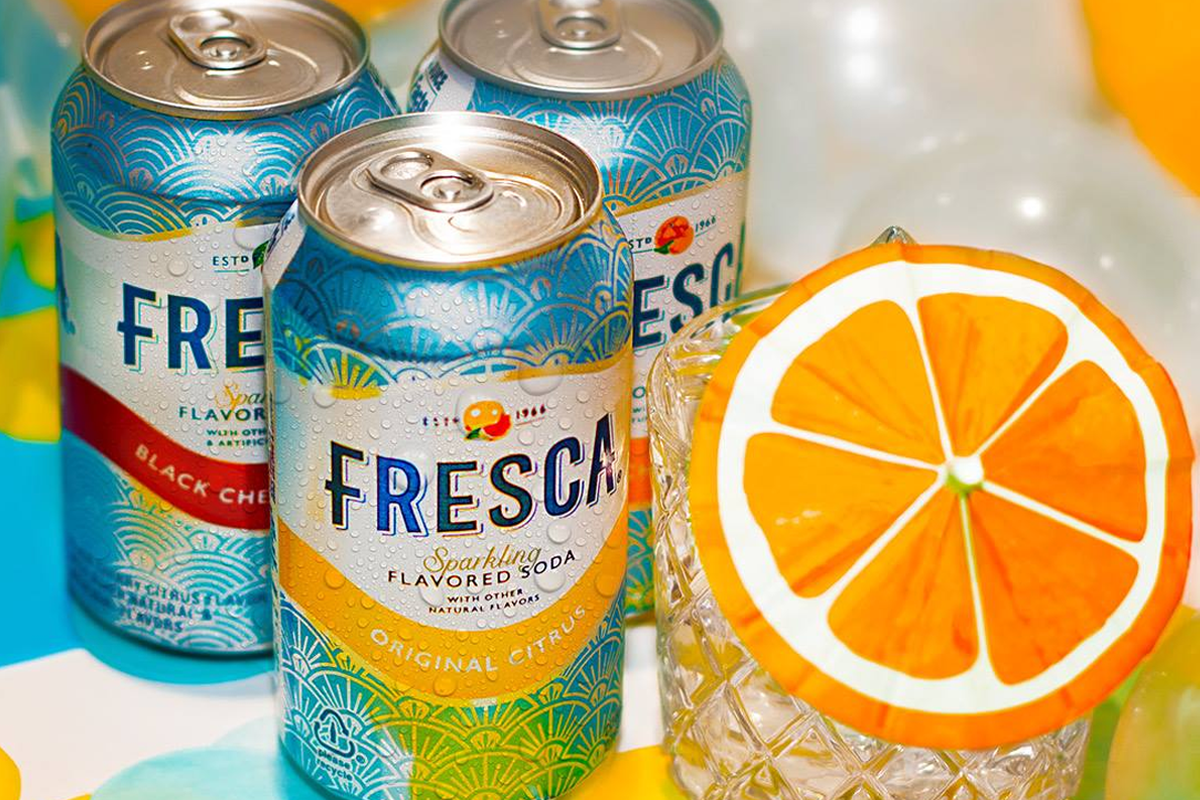 Fresca cans