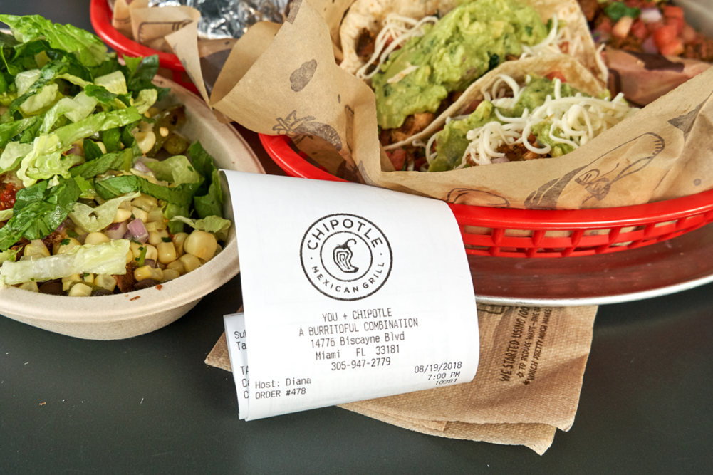 Chipotle burrito bowls