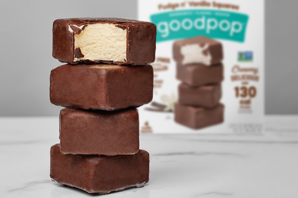 GoodPop Vanilla n' Fudge Squares