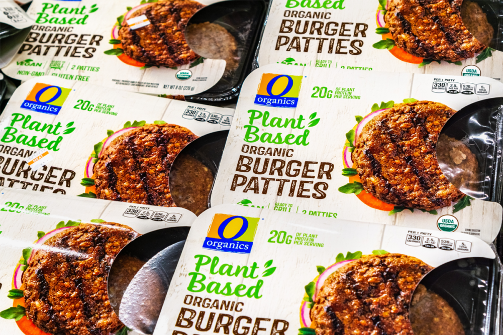 Plant-based burger patties