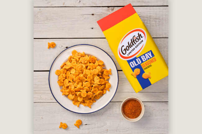 Old Bay-seasoned Goldfish