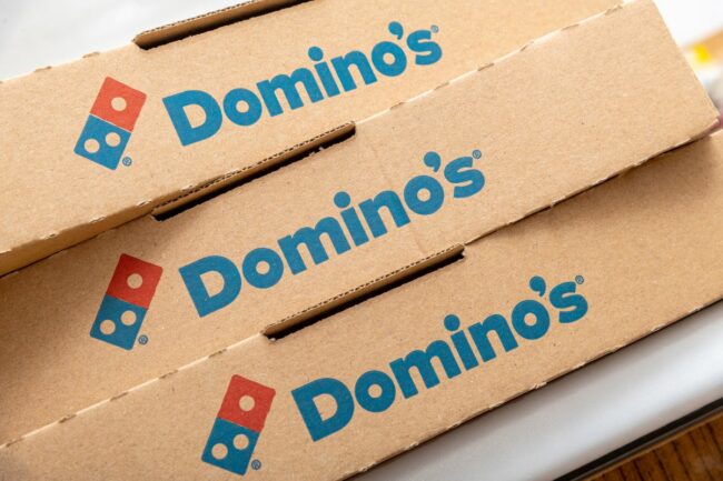 Domino's Pizza boxes