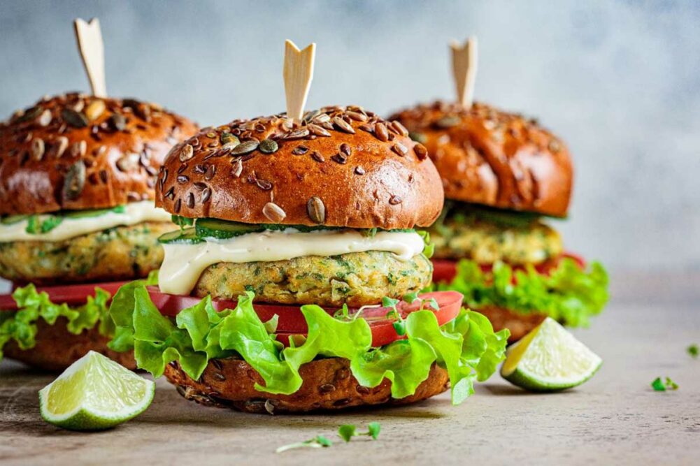 Plant-based hamburger