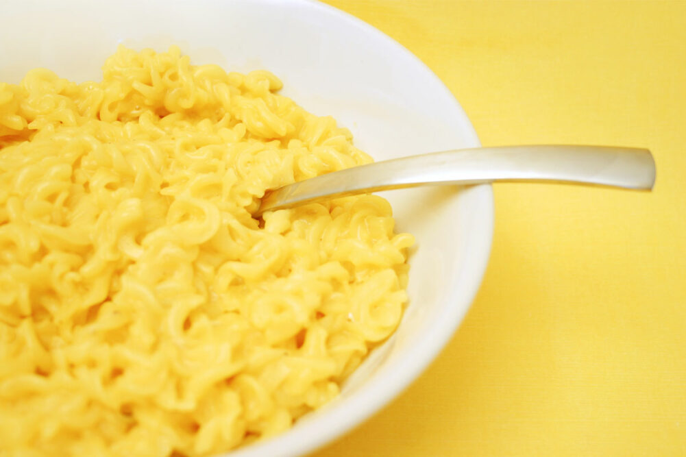 Mac n Cheese in a bowl