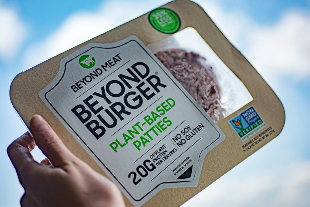 Beyond Meat Plant-Based Burger Patties, 10 ct./ 40 oz.