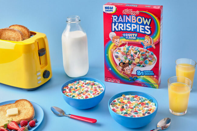 Kellogg rainbow krispies