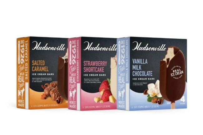 Novelty bars from Hudsonville Ice Cream