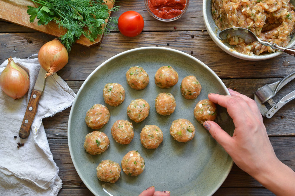 Chicken meatballs