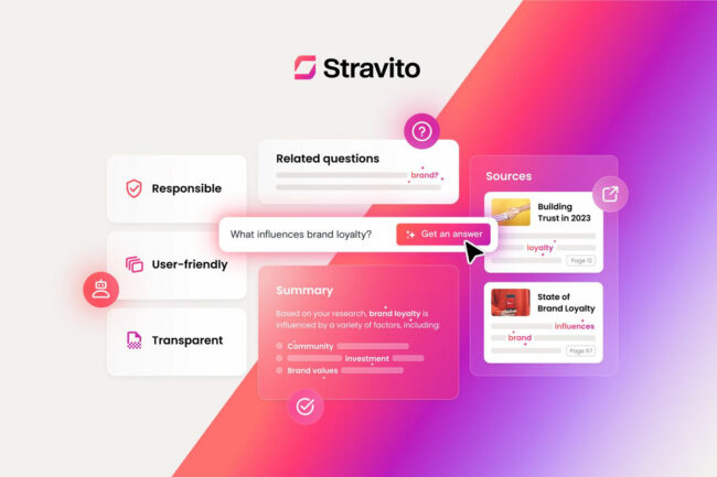 Stravito website