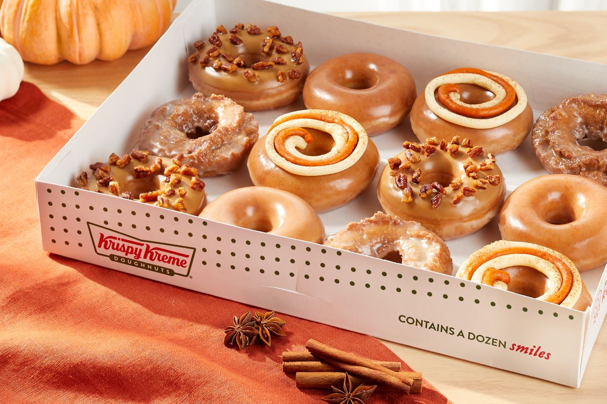 Krispy Kreme pumpkin spice collection