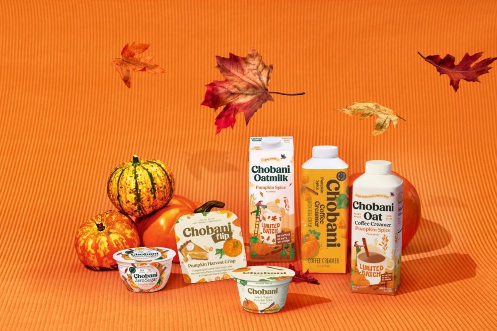 Chobani pumpkin spice line