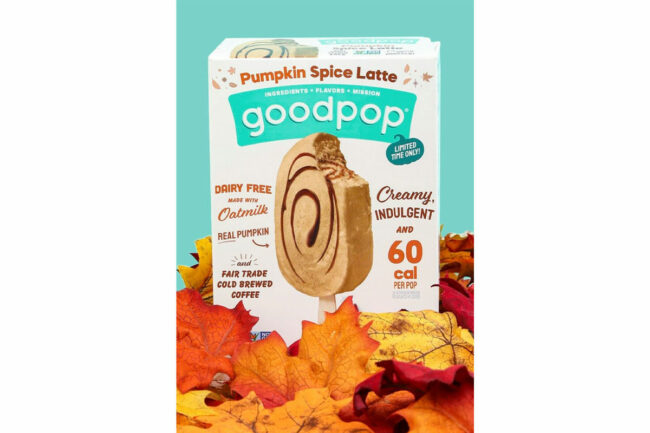 GoodPop pumpkin spice latte desserts