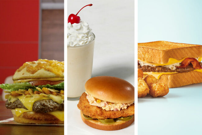 New menu items from Sonic, Chick-fil-A, Inc. and The Wendy’s Company