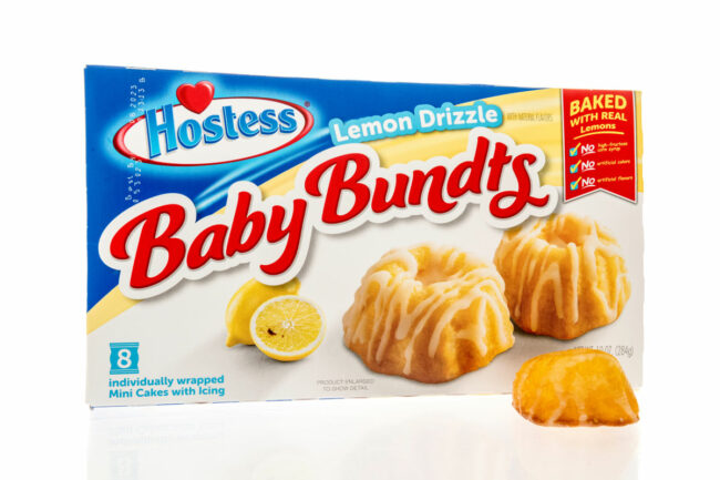 Hostess lemon drizzle baby bundt cakes