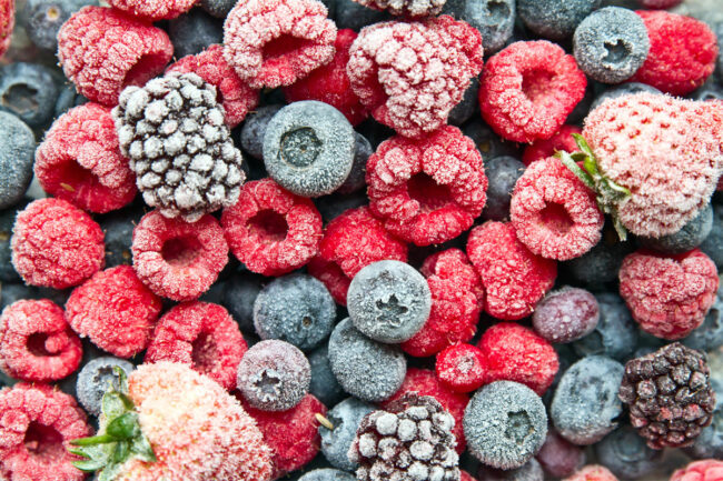 Frozen berries