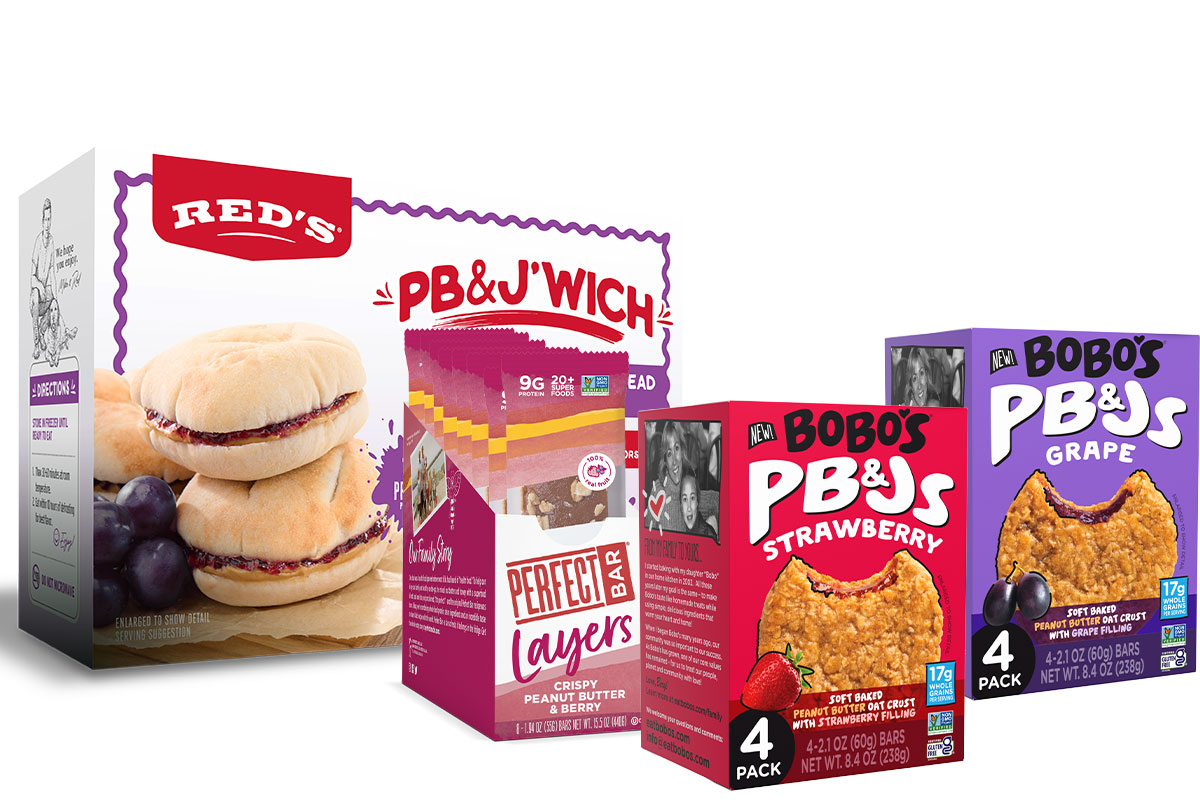 New products from Red's All Natural, Perfect Snacks and Bobo's