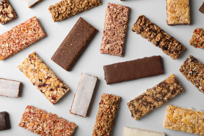 Various protein bars