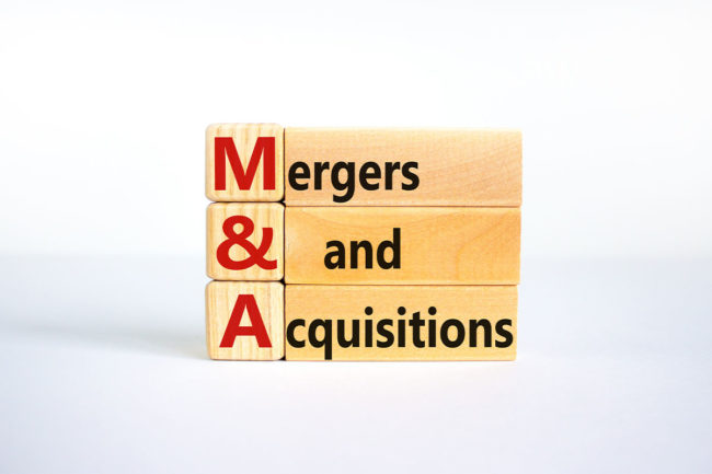 Mergers & acquisitions concept