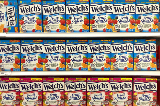 Welch's fruit snacks