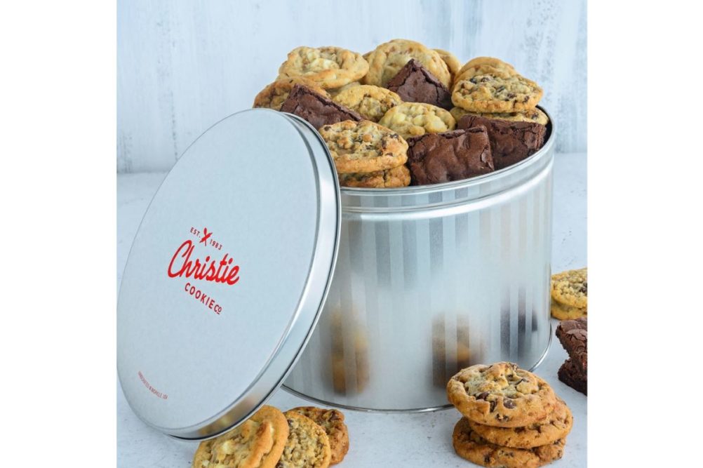 Christie Cookies tin