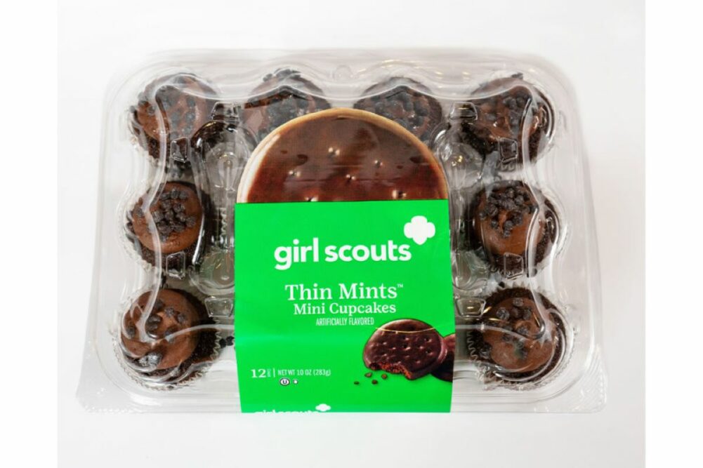 Girl Scout cookie cupcakes