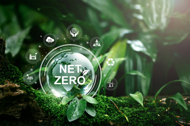 Net zero graphic