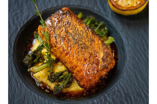 Oshi plant-based salmon 